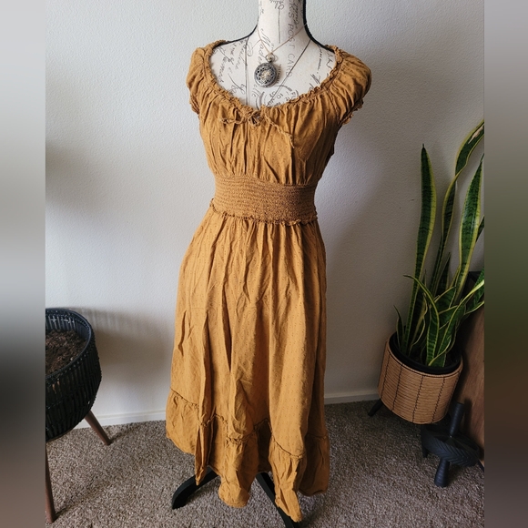 Old Navy autumn brown dress - Picture 5 of 8